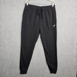 Gymshark Men's Outdoor Black Crest Slim Fit Joggers Size L